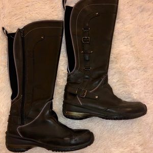 Jambu Tall Black Leather Boots